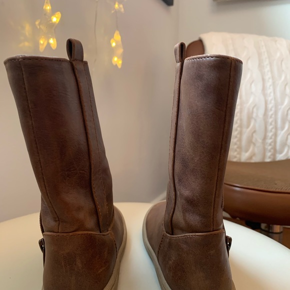 Cat & Jack Orabel brown riding boots girl toddler - Picture 3 of 8